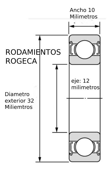 Rodamiento De Caja Toyota Yaris Ncp93l 06-2013 9036533005 - Imagen 2
