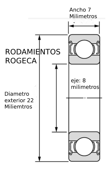 Rodamiento 608zz Pack 4und Arduino Cnc Spinner Impresora 3d - Imagen 2