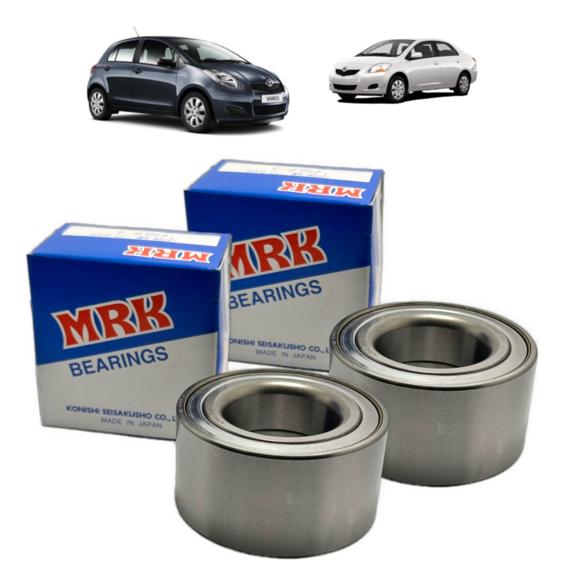 Kit Rodamiento Rueda Delantera Toyota New Yaris 06-2013 Abs