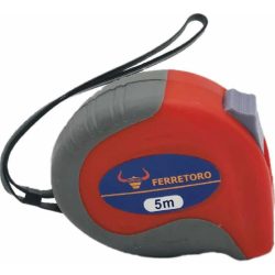 Huincha Para Medir ( 5 Metros) Con Botón Bloqueador.