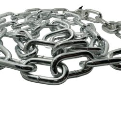Cadena Galvanizada Eslabón Corto De 8mm X Metro