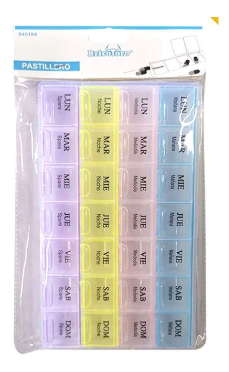 Pastillero Semanal, Organizador De Pastillas Mañana Y Tarde
