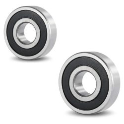 Kit 2 Rodamiento 6006-2RS Medidas 30x55x13 Milimetros