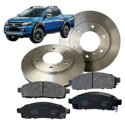 Discos + Pastillas De Freno Mitsubishi L200 2016-2023 2.4