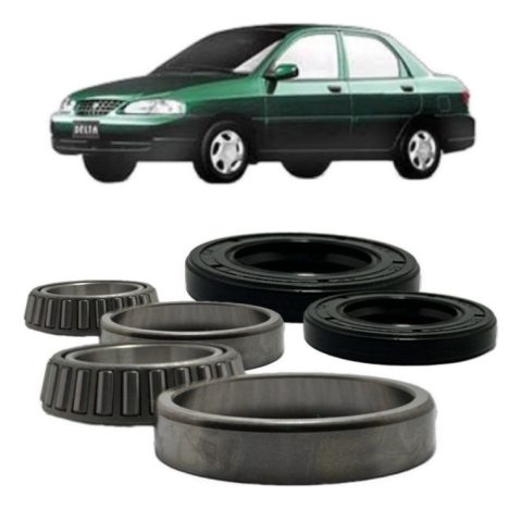 Rodamiento Maza Delantera Kia Avella 1.5 8 Val 1995-2000 Kit