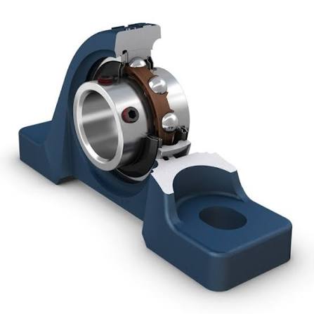 Soporte con Rodamiento UCP209 ROGECA Eje 45 mm LF12826